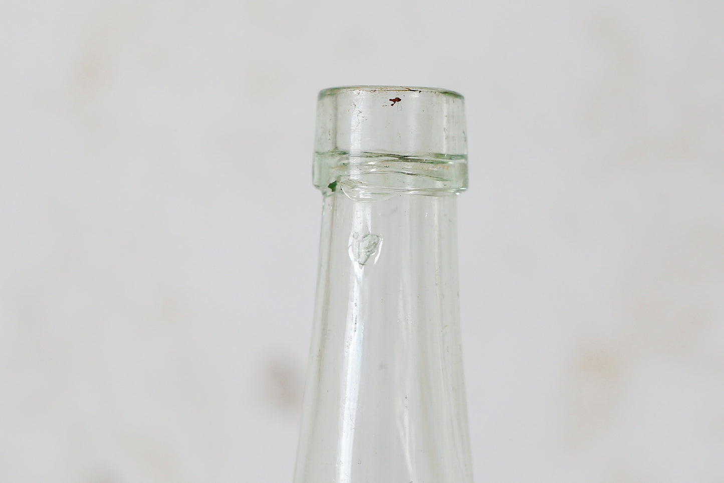 Antique Schweppes Glass Conical Seltzer Bottle