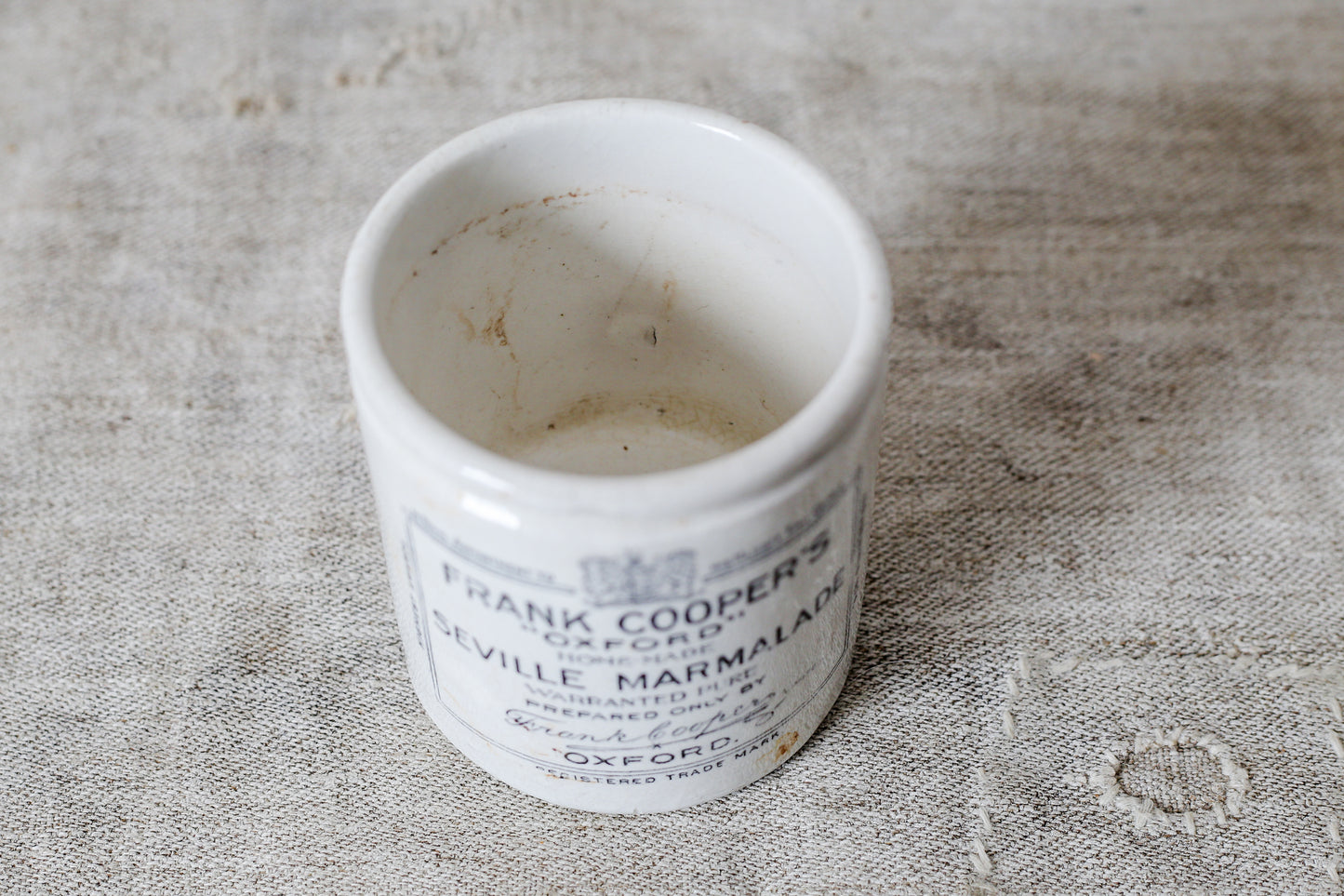 Antique Frank Cooper Marmalade English Stoneware Pot
