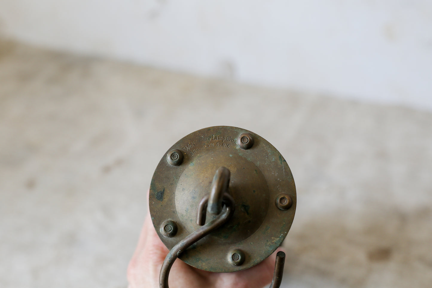 Antique Wolf Safety Lamp Miner's Lamp