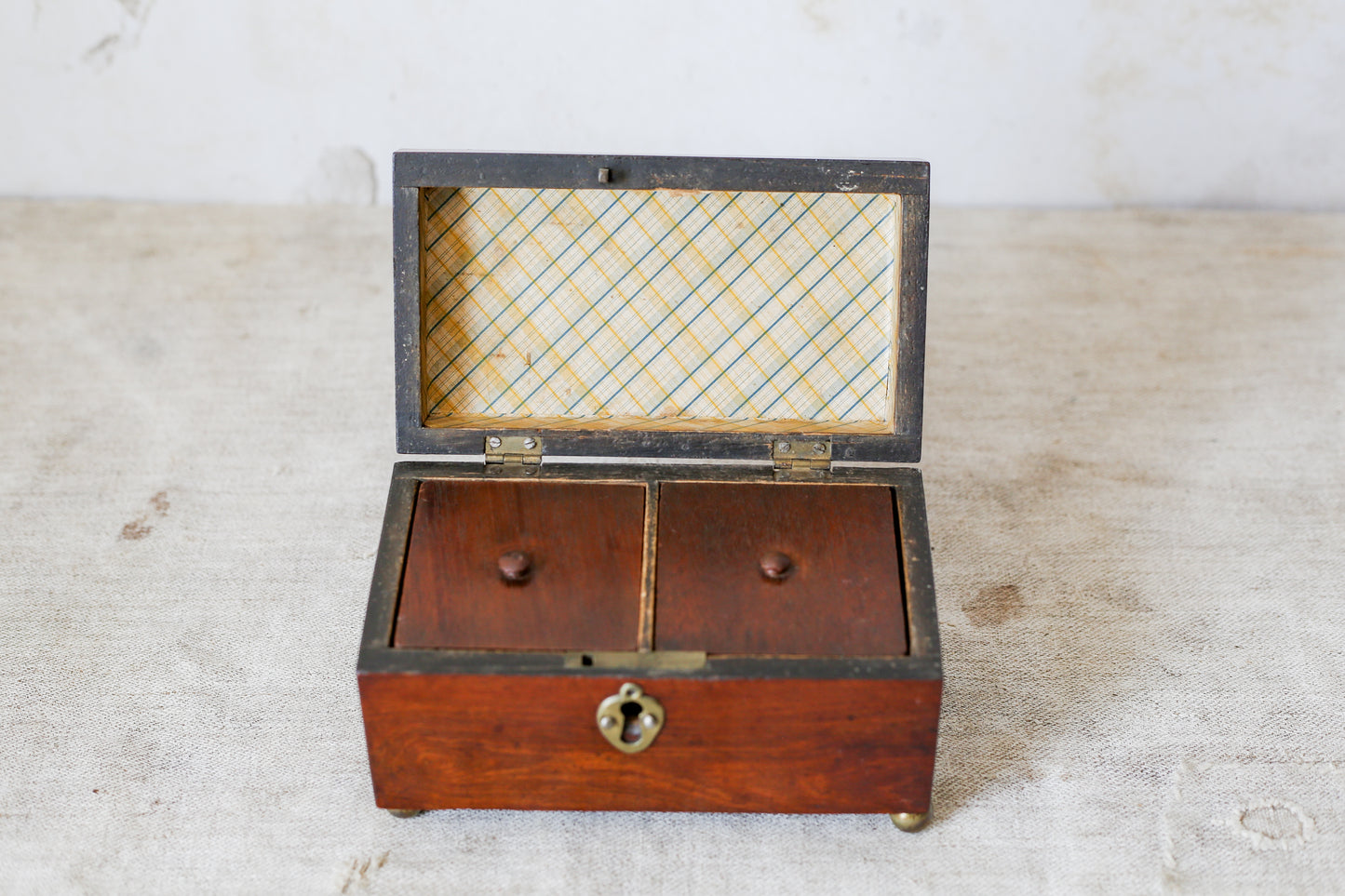 Antique Edwardian Tea Caddy