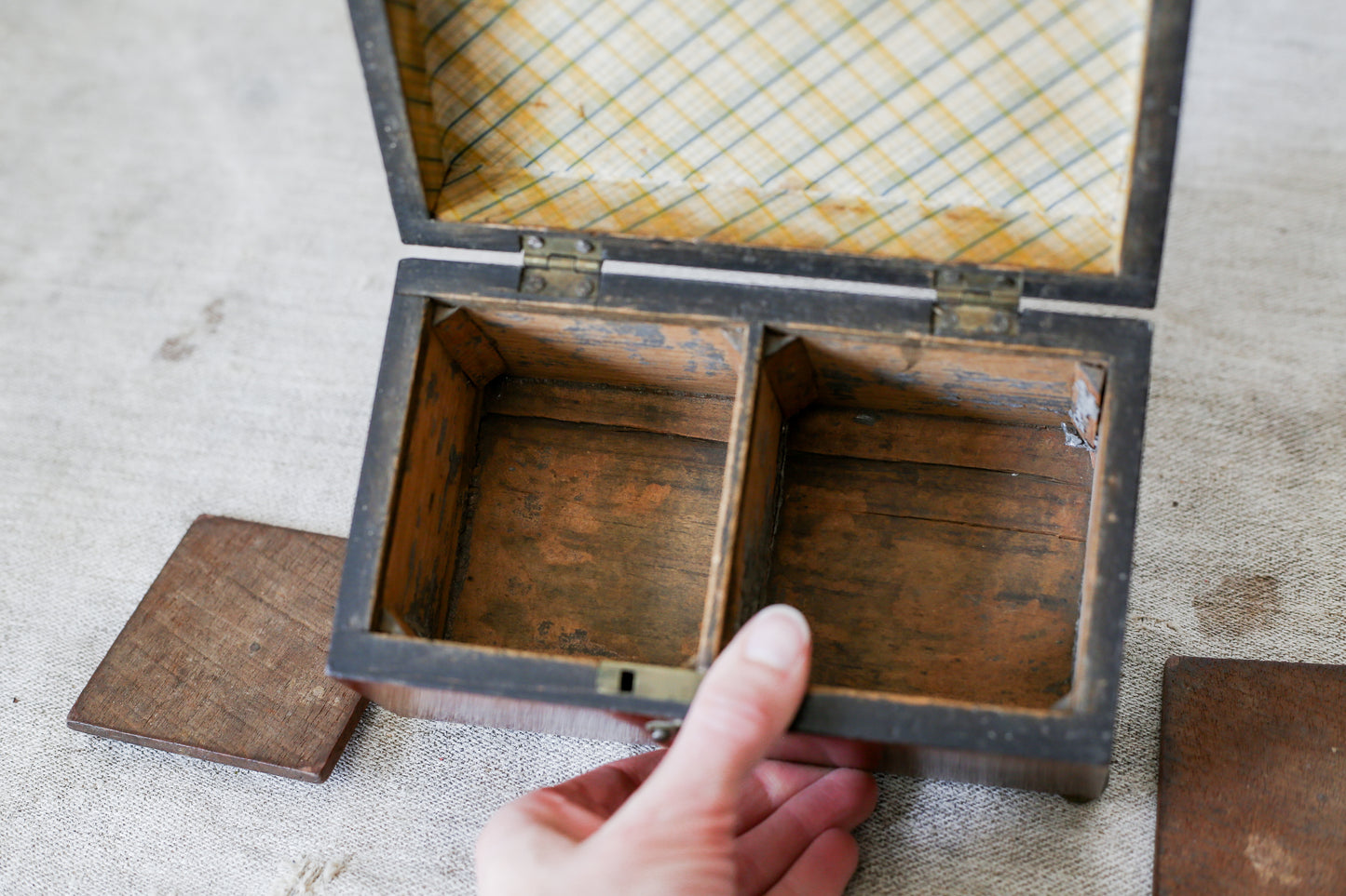Antique Edwardian Tea Caddy