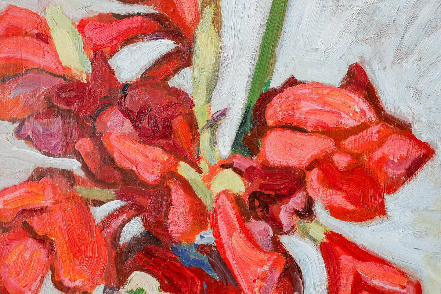Vintage French Floral Still Life By Boris Buchet '72