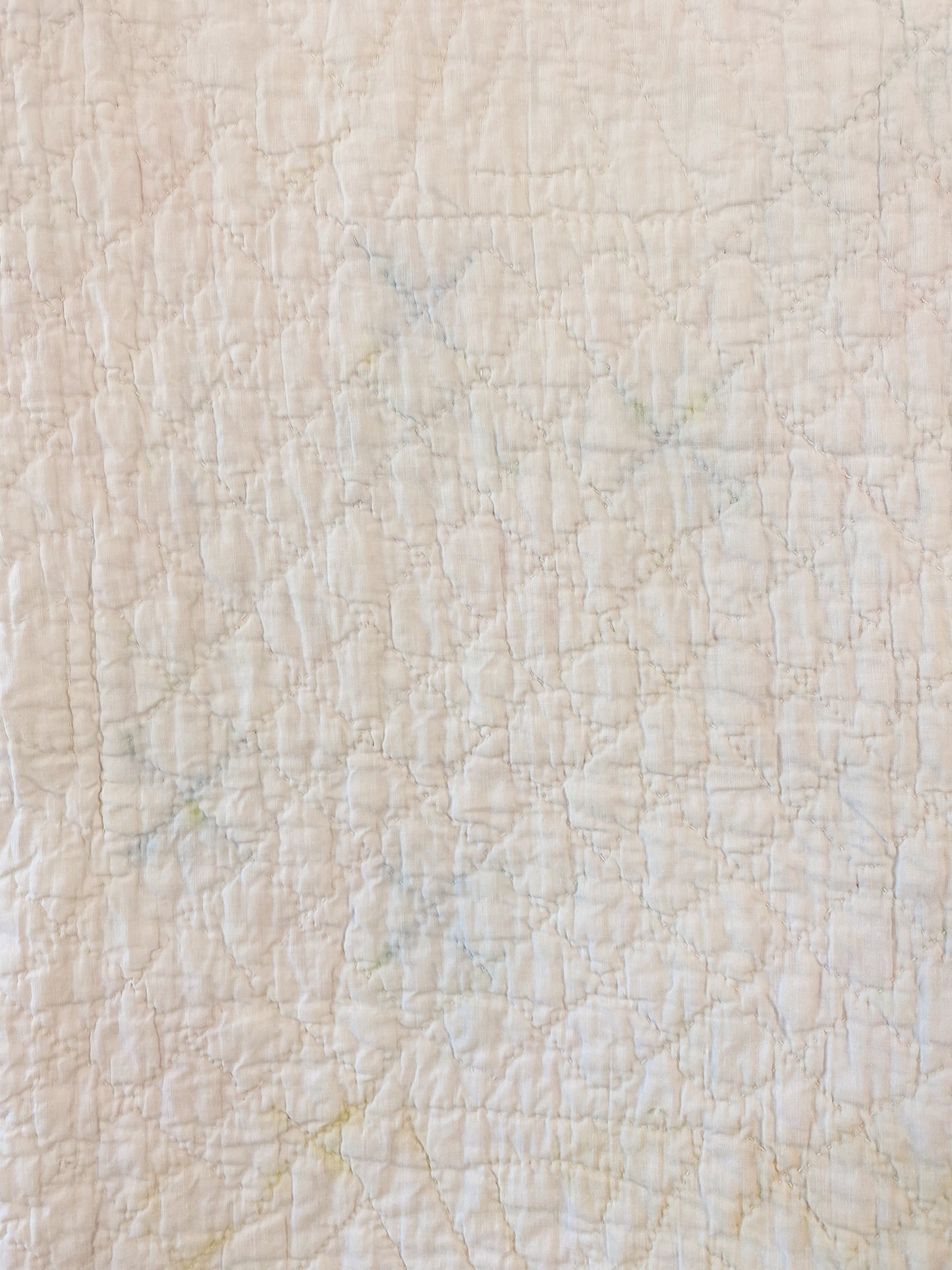 Vintage Scrappy Triple Irish Chain Quilt, c1930