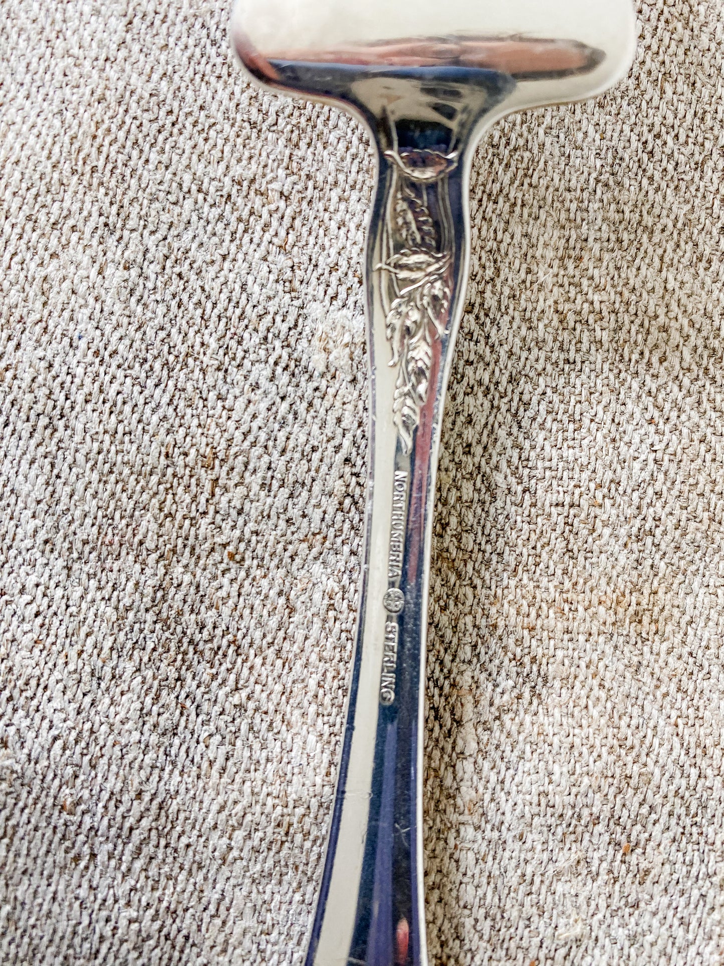 Vintage Sterling Silver Cold Meat Fork | Normandy Rose by Northumbria