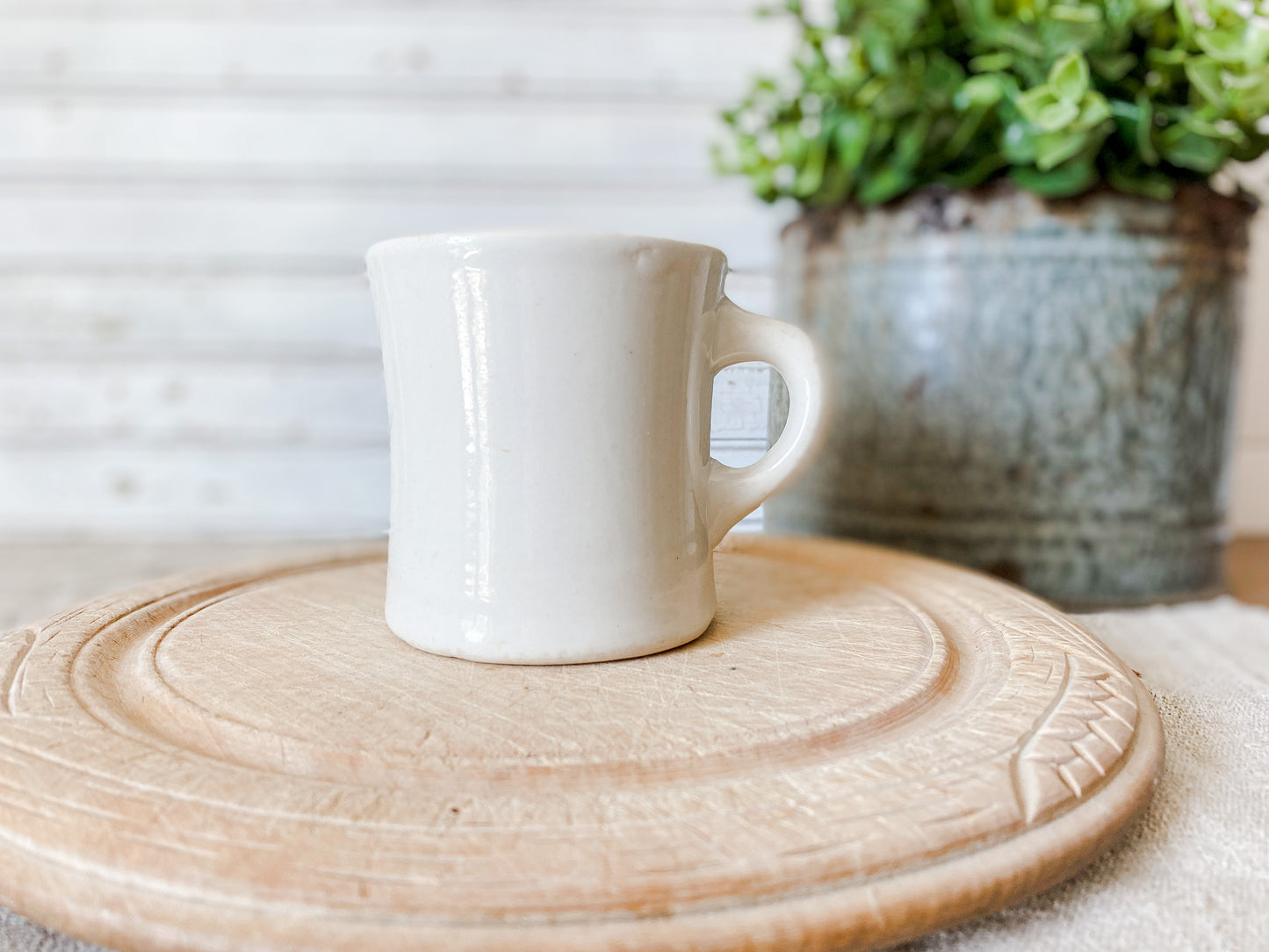 Vintage Chunky Ironstone Diner Mug | Victor Restaurant Ware
