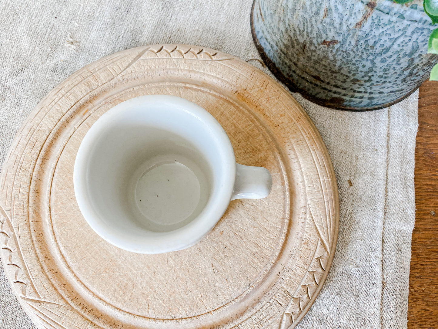 Vintage Chunky Ironstone Diner Mug | Victor Restaurant Ware