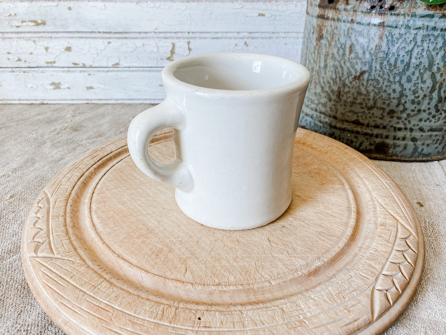 Vintage Chunky Ironstone Diner Mug | Victor Restaurant Ware