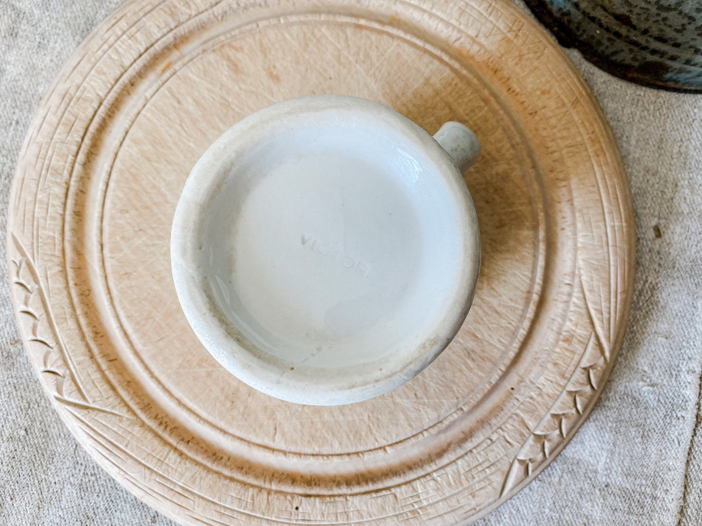 Vintage Chunky Ironstone Diner Mug | Victor Restaurant Ware