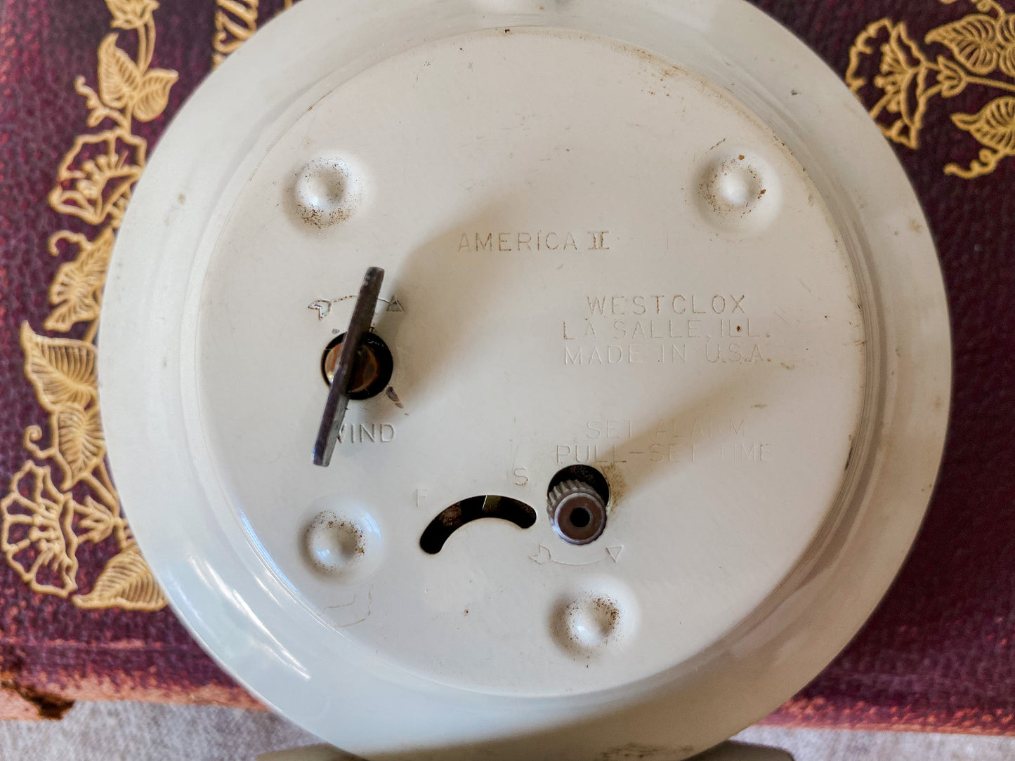 Vintage Westclox Black Clock | Baby Ben Tabletop Wind-Up Clock | Does NOT Work | Shelf Decor Only