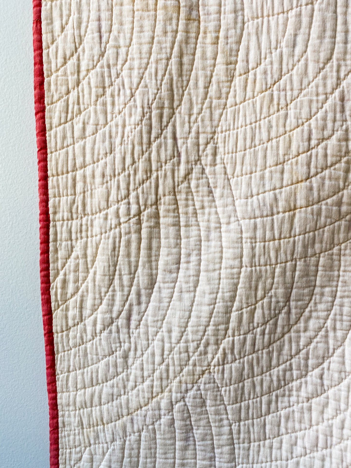 Antique Churn Dash Inside Garden Maze Quilt