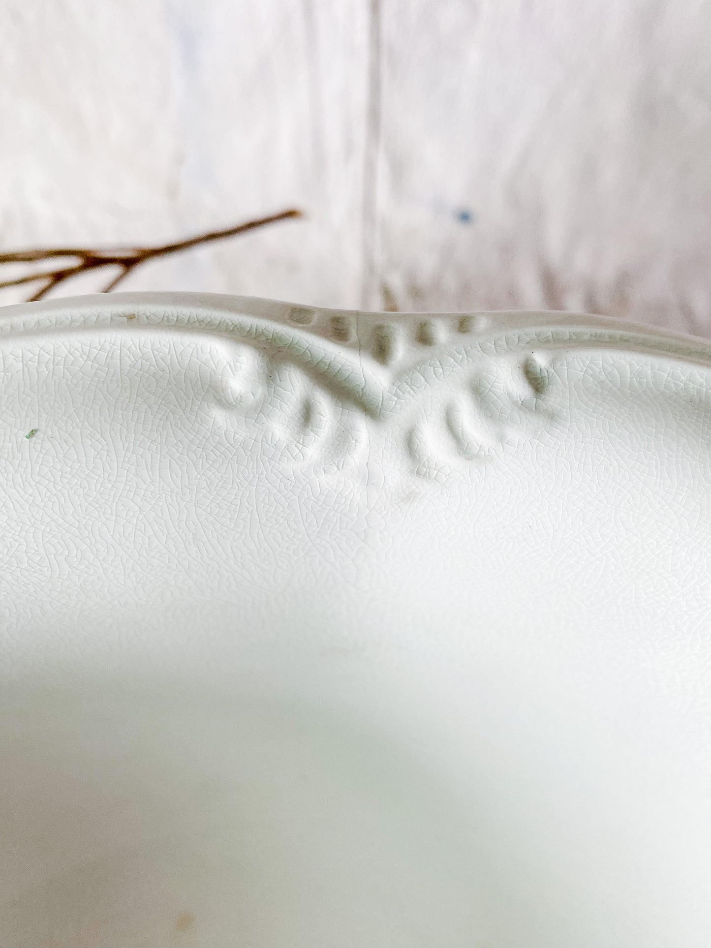 Antique Meakin Pitcher & Wash Basin Set | English Ironstone Large Vase | Modern Farmhouse