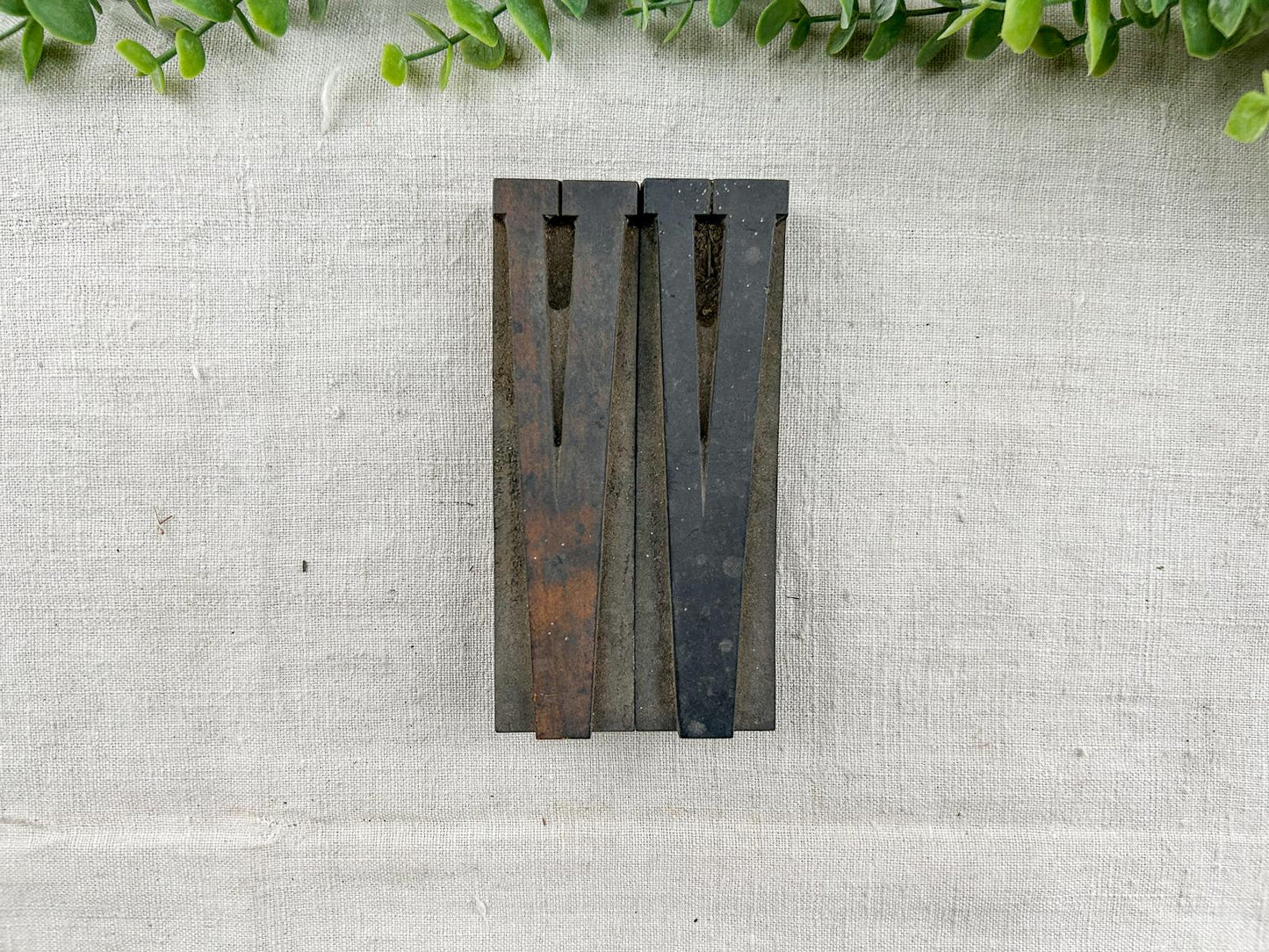 Vintage Tall Skinny Wood 5" Letterpress Blocks