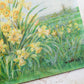 Vintage Oil Painting of Daffodils by W. Davies, 1975