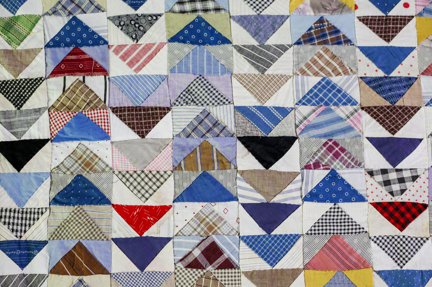 Antique Flying Geese Quilt TOP