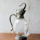 Vintage Glass and Silver Plate Elephant Shaped Pitcher