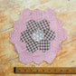 Antique Hexagon Flower Garden Quilt Block, c1910