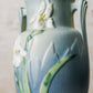 Vintage Roseville Pottery Blue Iris 12" Vase, c1939