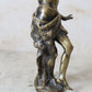 Antique 19th Century Classical Bronze Statue of Young Man with Lion's Pelt