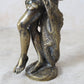 Antique 19th Century Classical Bronze Statue of Young Man with Lion's Pelt