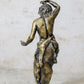 Antique 19th Century Classical Bronze Statue of Young Man with Lion's Pelt