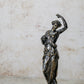 Antique Bronze Sculpture of Classical Woman by Edouard Henri Delesalle, c1850