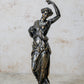 Antique Bronze Sculpture of Classical Woman by Edouard Henri Delesalle, c1850