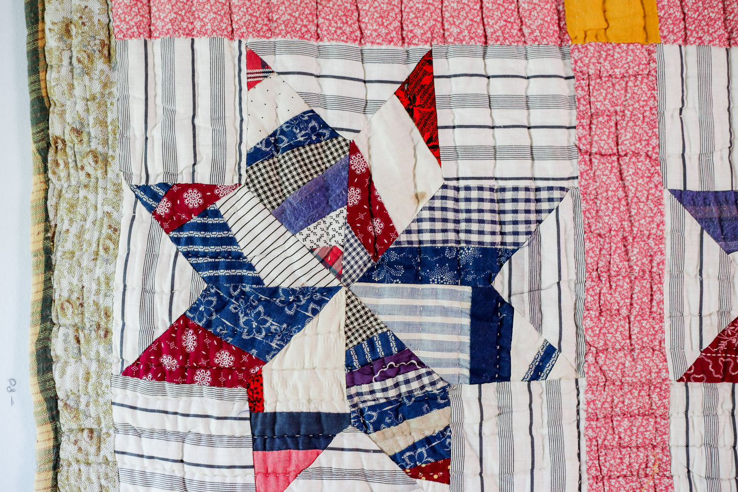 Antique String Star Quilt, c. 1910