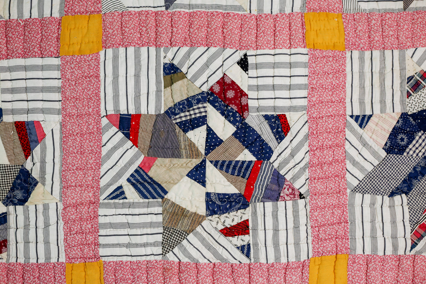 Antique String Star Quilt, c. 1910