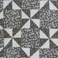 Vintage Black and White Pinwheel Quilt TOP, c1910