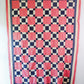 Vintage Counterpane Blue and Pink Quilt TOP, c1920