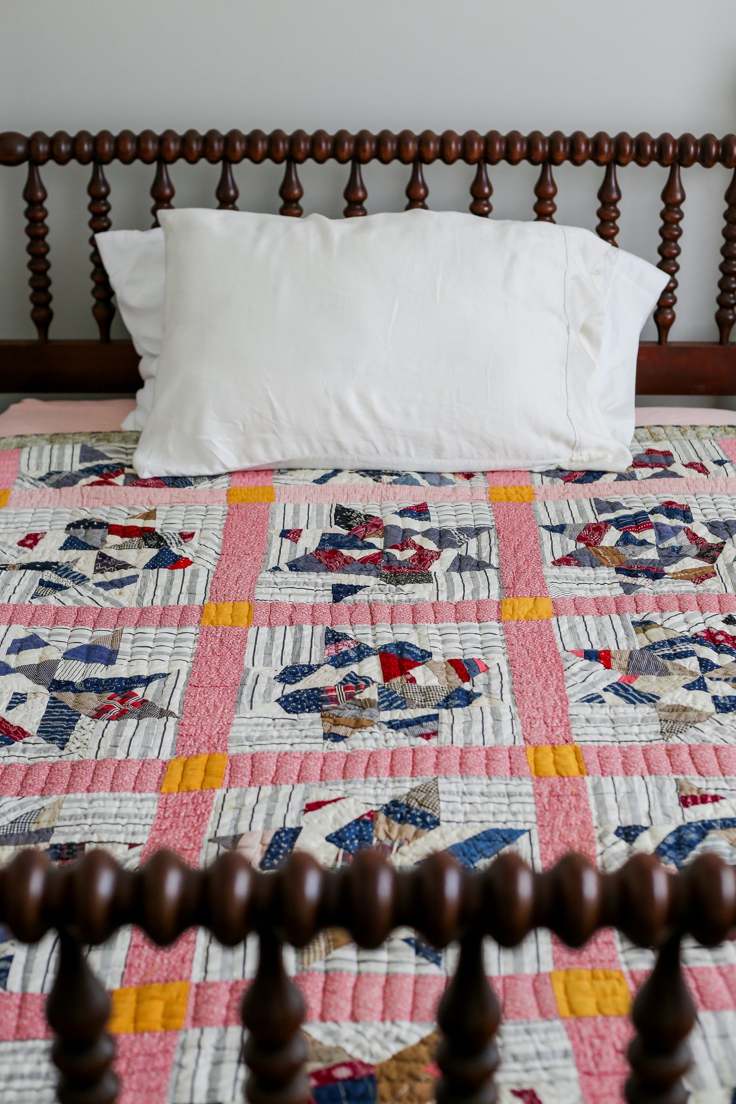 Antique String Star Quilt, c. 1910