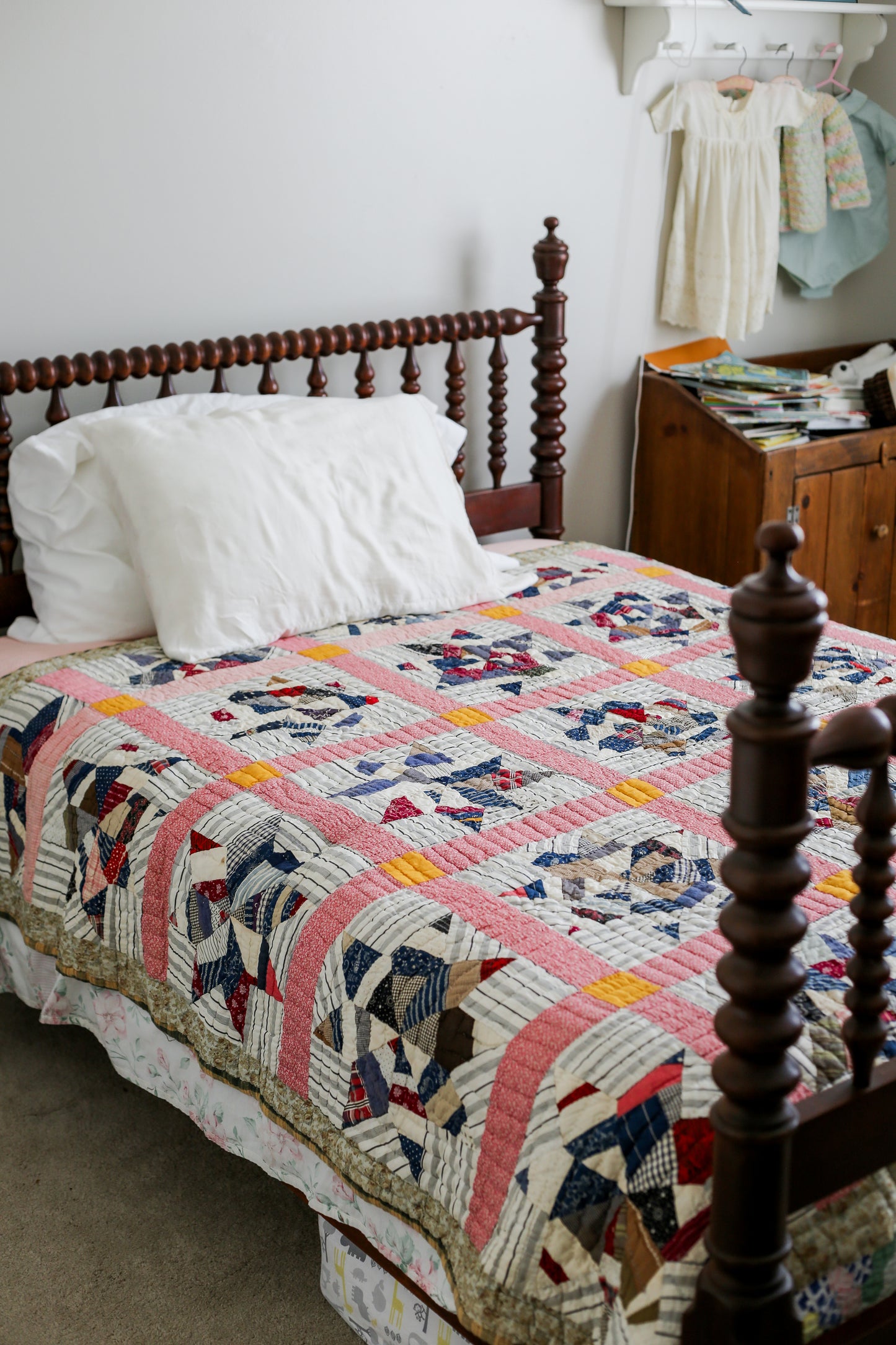 Antique String Star Quilt, c. 1910