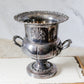 Vintage Silverplate Champagne Bucket with Royal Coat of Arms