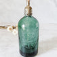 Vintage Jade Green Seltzer Bottle by Montero y Martinez