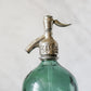 Vintage Jade Green Seltzer Bottle by Montero y Martinez