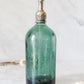 Vintage Jade Green Seltzer Bottle by Montero y Martinez