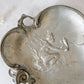 Antique Art Nouveau Pewter Calling Card Tray