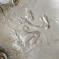 Antique Art Nouveau Pewter Calling Card Tray