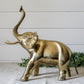 Vintage Extra Tall Brass Elephant