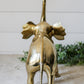 Vintage Extra Tall Brass Elephant