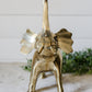 Vintage Extra Tall Brass Elephant