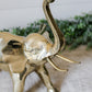 Vintage Extra Tall Brass Elephant