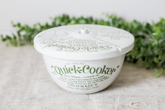 Antique Grimwade's Quick Cooker Pudding Bowl