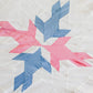 Vintage "Four Little Birds" Pink and Blue Quilt TOP, c1930