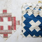 Antique Set of 21 Chimney Sweep Quilt Blocks, c1880