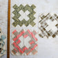 Antique Set of 21 Chimney Sweep Quilt Blocks, c1880