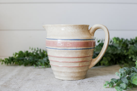 Vintage Stained Crazed McCoy Beehive Pitcher