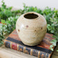 Antique Chinese Stoneware 3" Rustic Ginger Jar