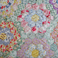 Vintage Scrappy Green Grandmother’s Flower Garden Quilt, c1940