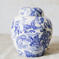 Vintage Maling Ironstone Chinoiserie Ginger Jar